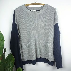 Madewell colorblock sweater
